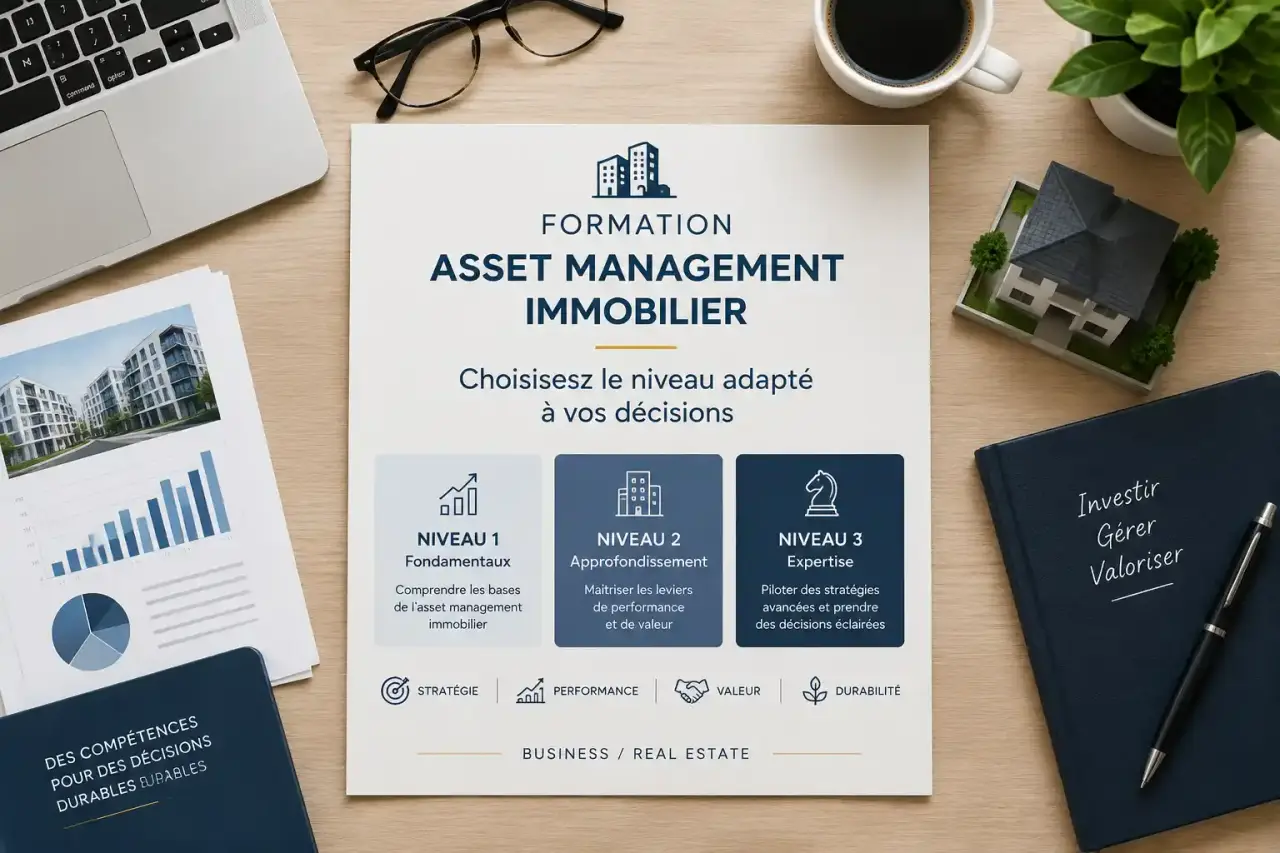 Formation asset management immobilier : choisissez le niveau adapté à vos décisions