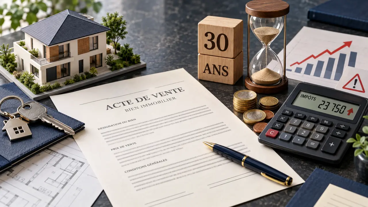 Plus-value immobilière : attendre 30 ans ne garantirait plus l’exonération
