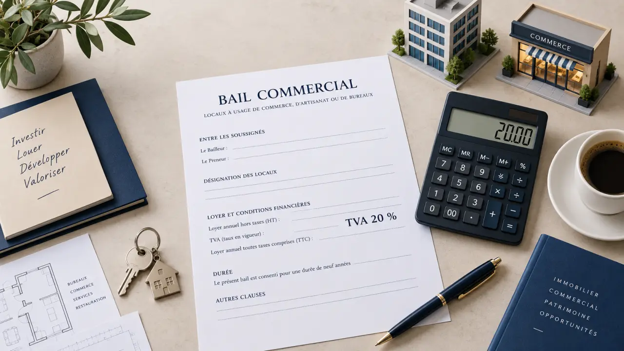 TVA sur loyer commercial : le type de local peut faire passer la facture à 20 %